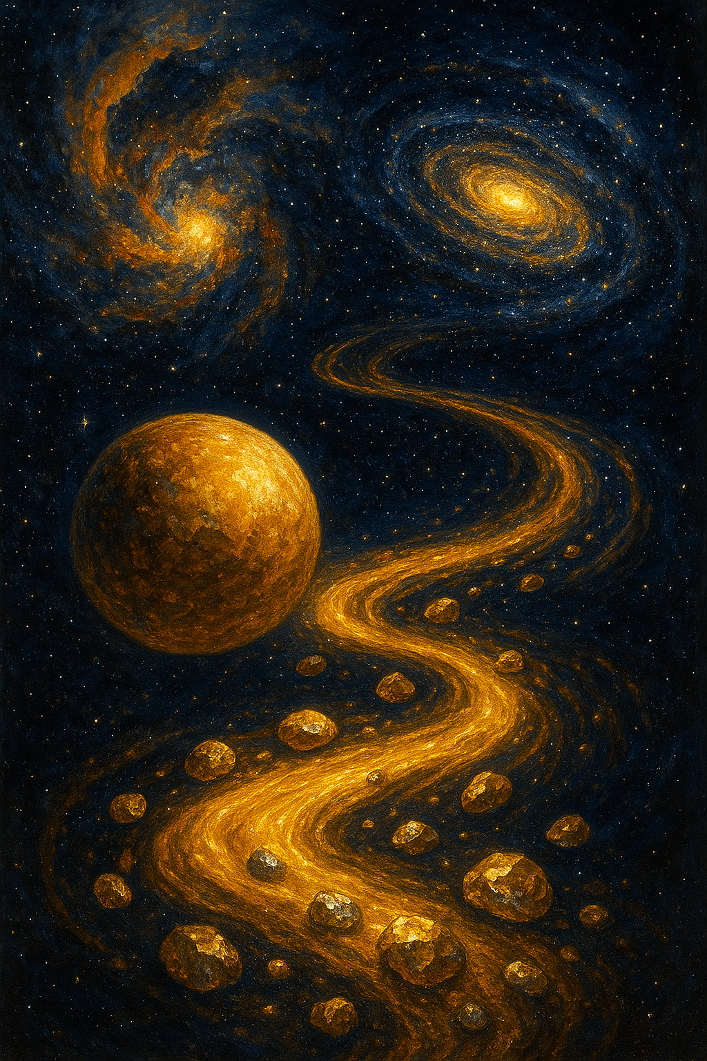 kosmische reise der edelmetalle